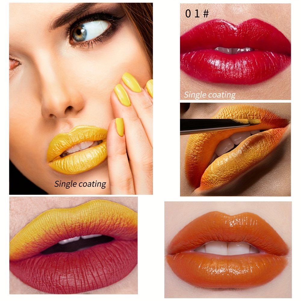 yellow lip gloss