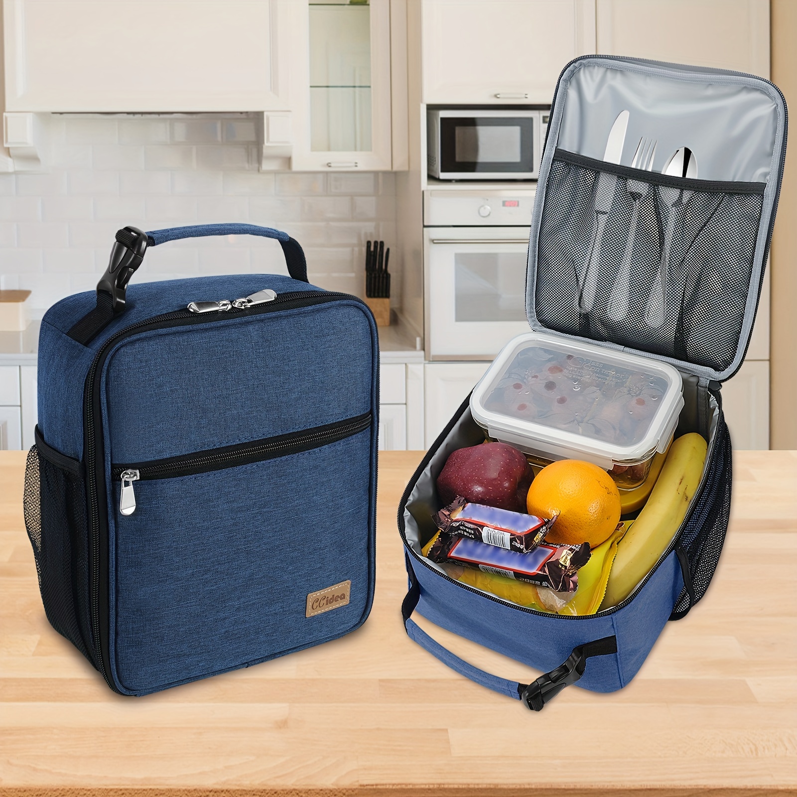 Insulated Lunch Bag Portable Stylish Convenient Storage - Temu