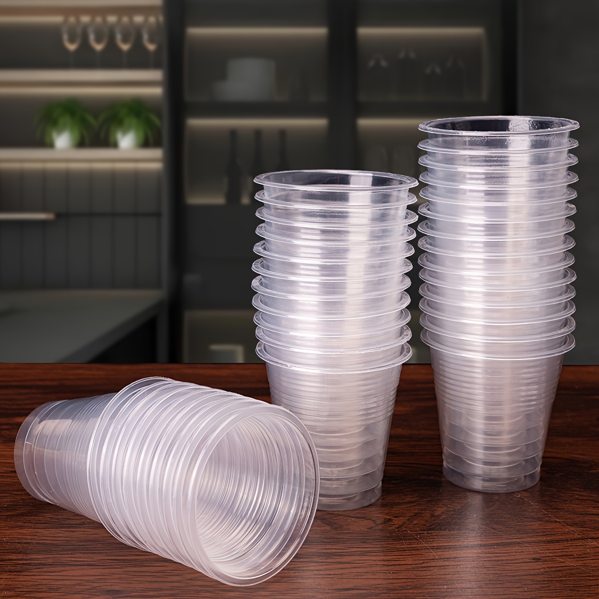 480ML Disposable Plastic Hot & Cold Drinking Cups Coffee Cups for