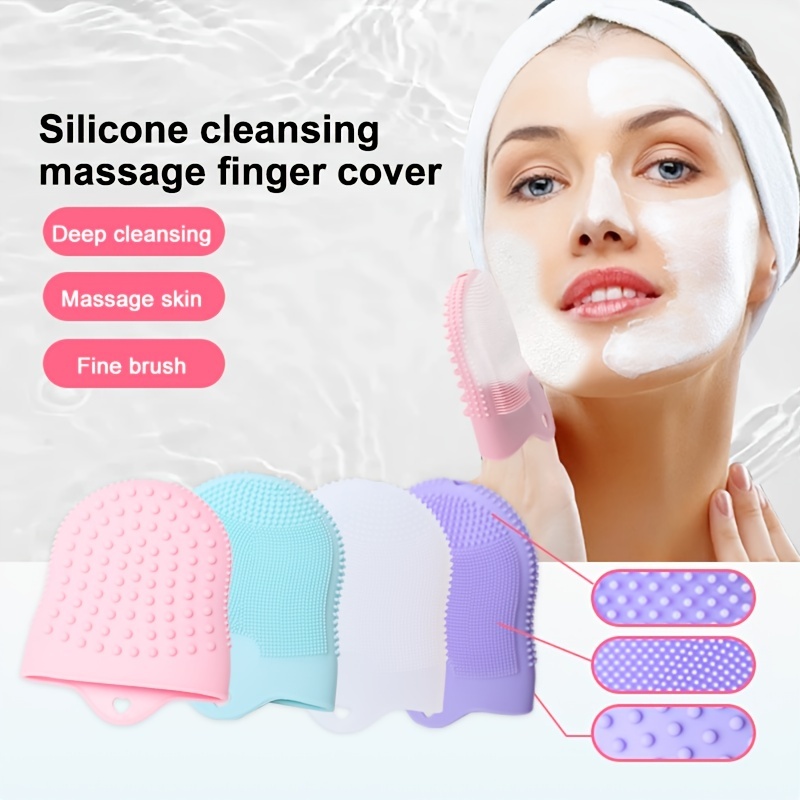 Soft Silicone Face Cleansing Brush Face Exfoliator Blackhead Acne Pore Pad