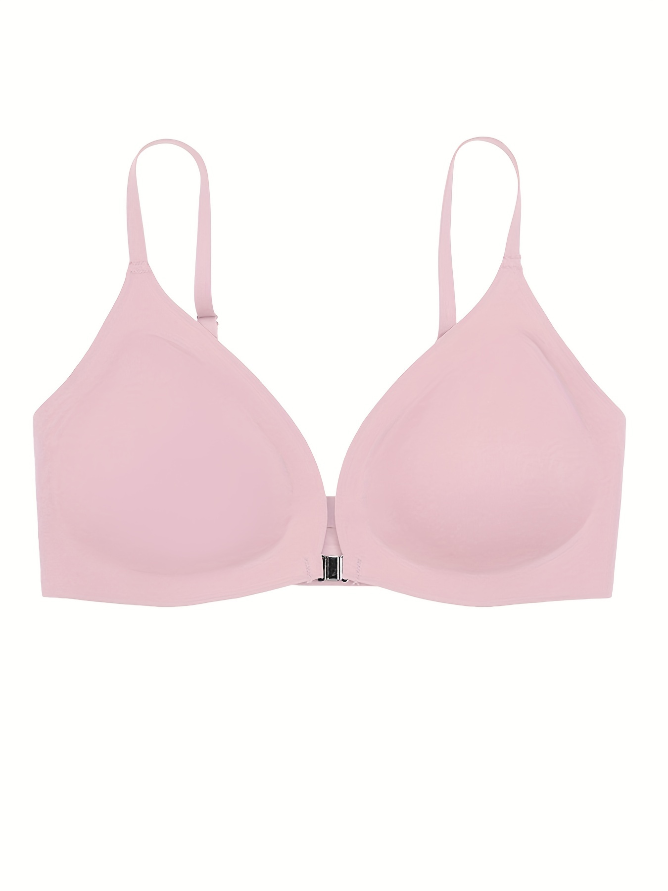 Comfortable and Sexy Front Buckle Wrap Up Tank Top Style Thin Bra Bras Plus  Convenient Bra Basic Everyday Bra Pink : : Clothing, Shoes &  Accessories