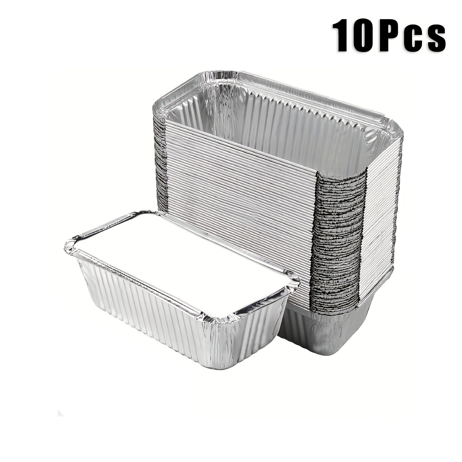 Aluminum Foil Bread Frying Pan 10pcs Disposable Mini Bread Pan Small Bread  Tin Baking Cup Dessert Pan Container For Air fryer - AliExpress