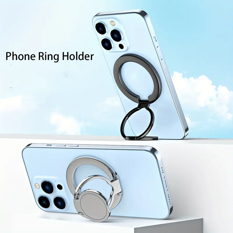 Starker Magnetischer Handy-Ringhalter Für Abnehmbare Magnethalterung  Handy-Fingerring-Griffständer Für IPhone 12 13 14 Pro