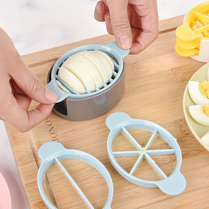 3 In 1 Egg Slicer for Hard Boiled Eggs Easy To Cut Egg Into Slices Egg  Cooking Tool Multifunctional Mold Cutter Artifact Gadgets