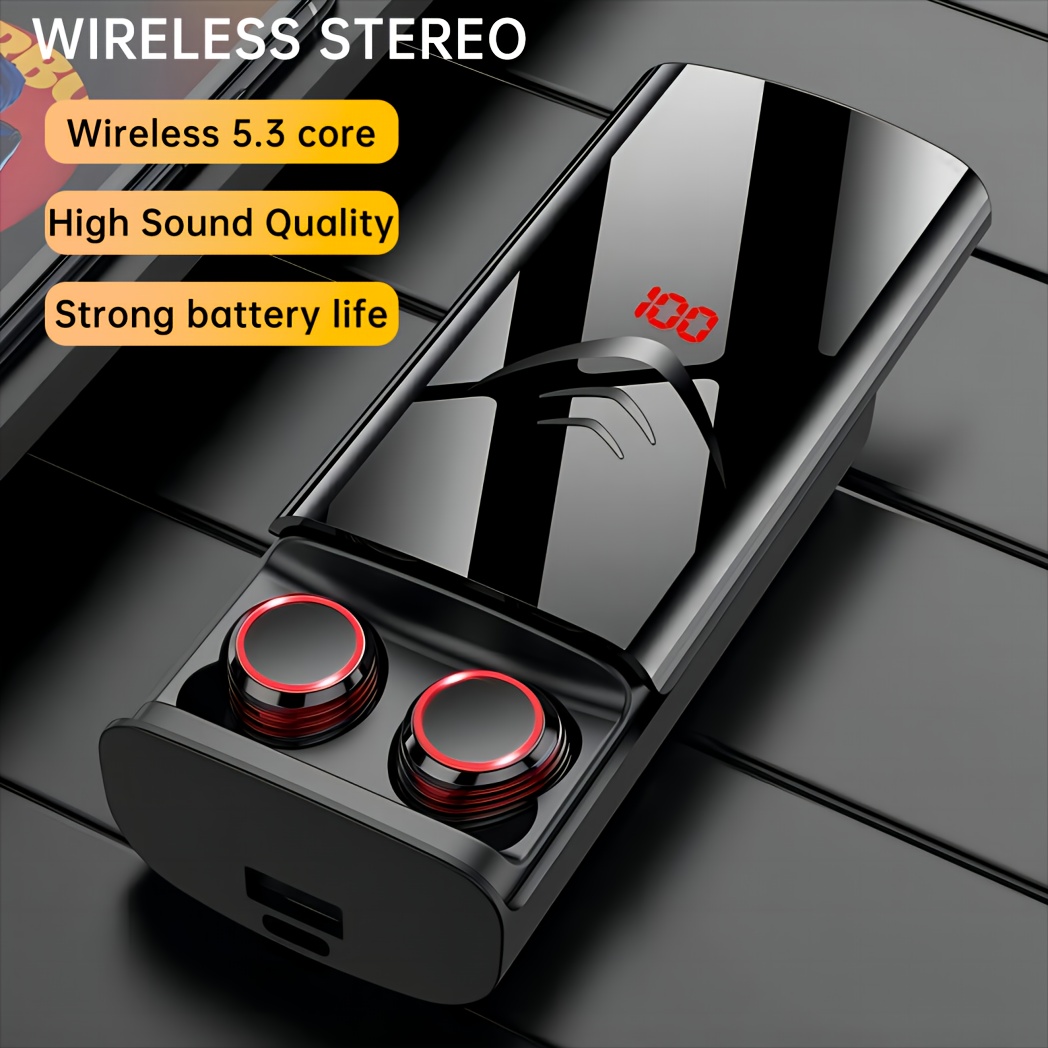 Auriculares inalámbricos Bluetooth para iPhone y Android, impermeables,  Bluetooth 5.3, graves profundos, TWS, pequeños canales auditivos para niños  y mujeres : : Electrónica
