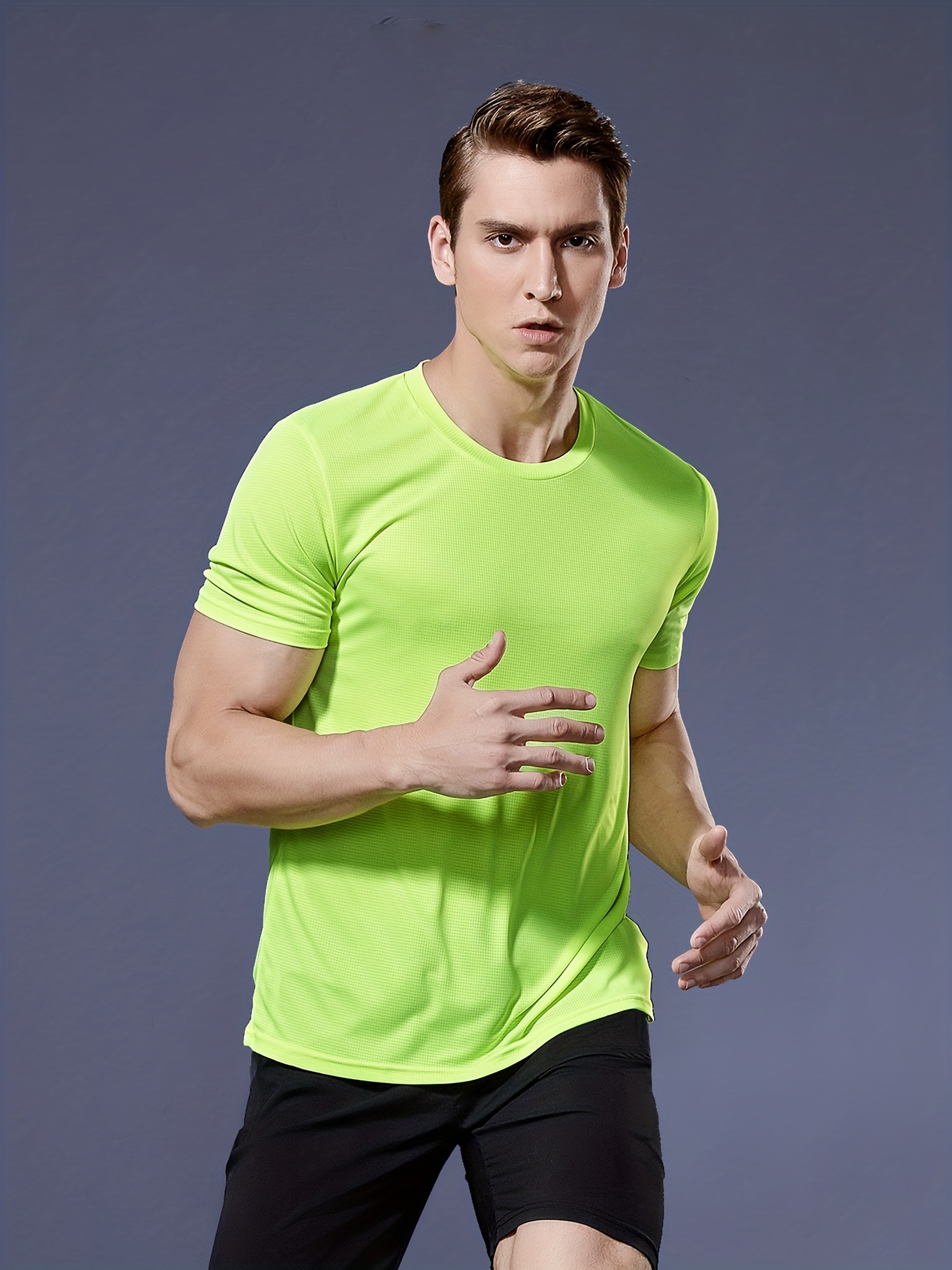 MCPORO Workout Shirts for Men Short Sleeve Quick  