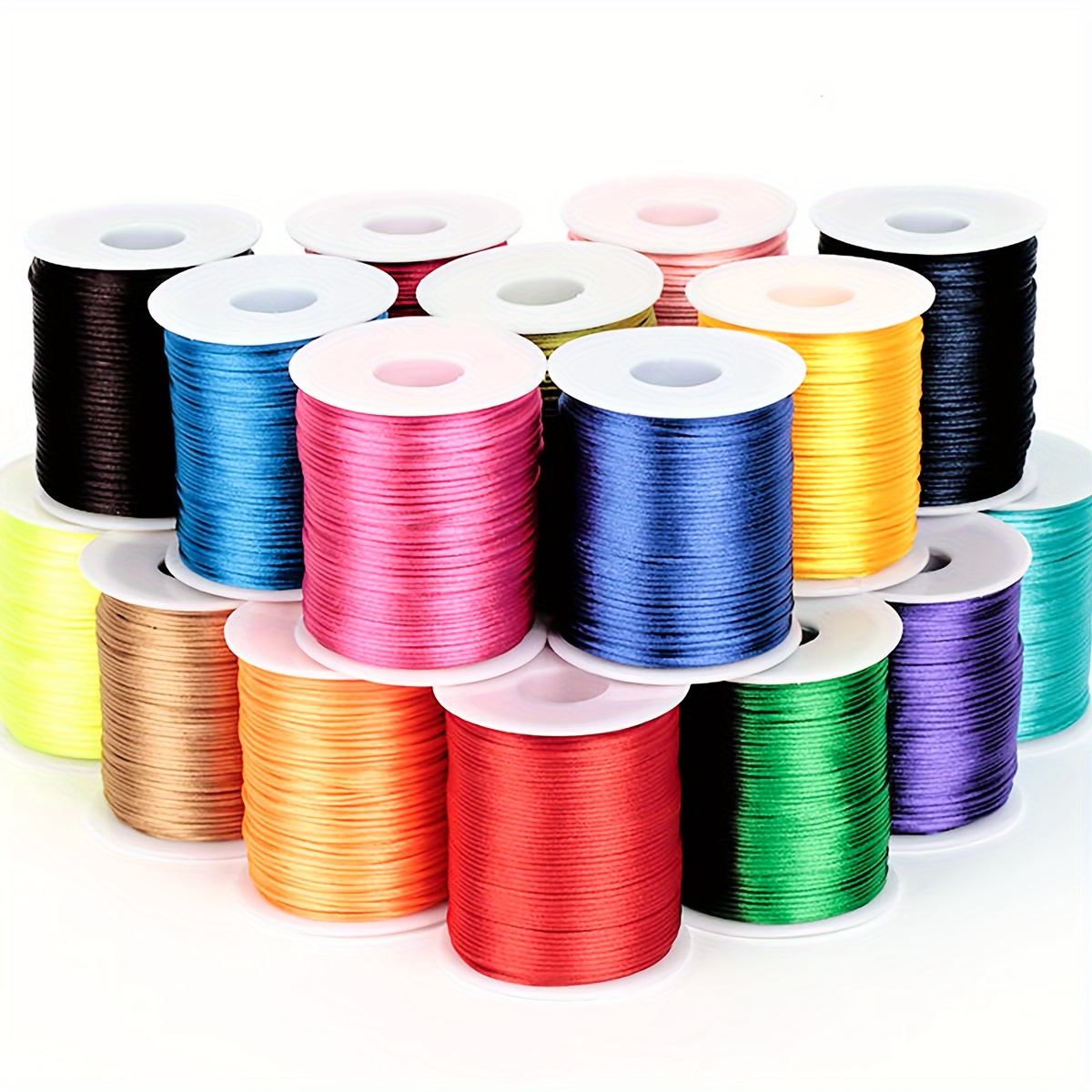 1 Bag 60 Yards Nylon Rattail Satin Cord Silky Cord - Temu Canada