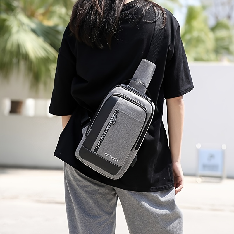 New Chest Bag Men, Male Casual Chest Bag, Chest Nylon Bag