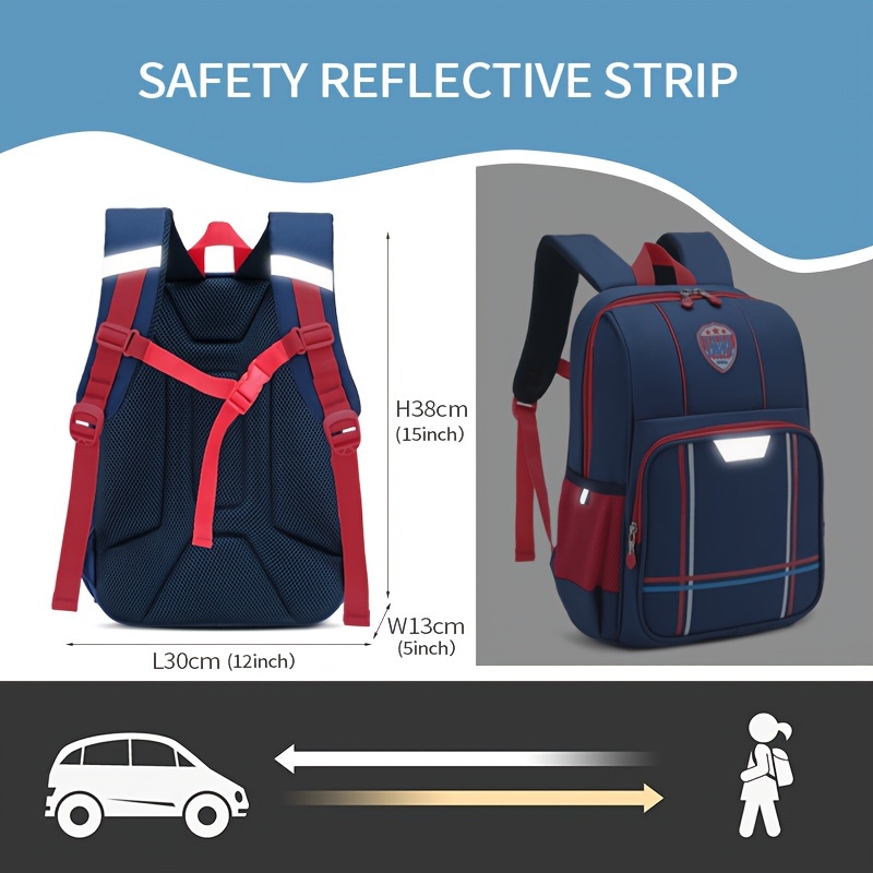 mochila estilo preppy niños gran capacidad soporte Temu Peru