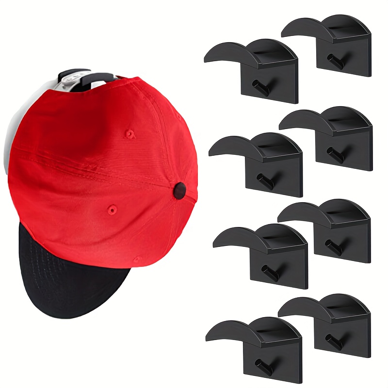 Adhesive Hat Hook Wall Door Baseball Hat Holder Rack No - Temu