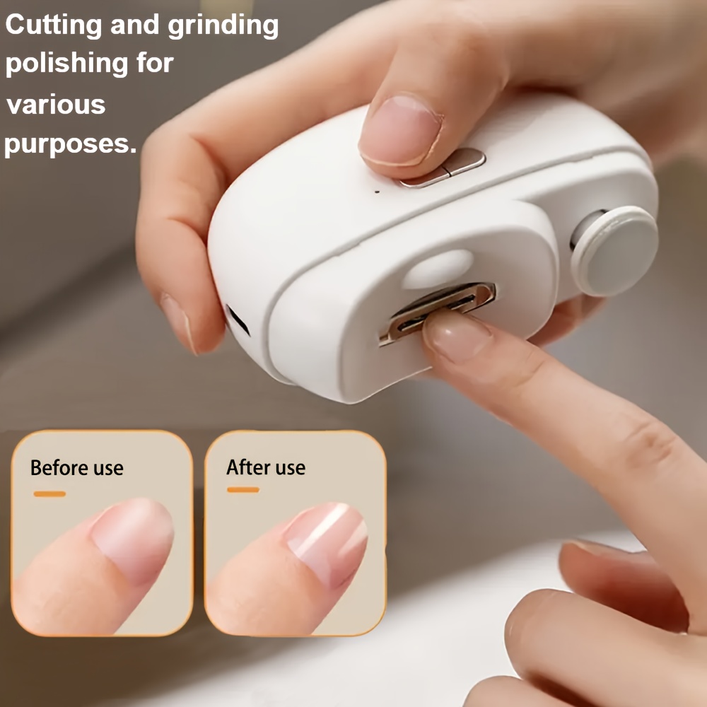 

Smart Electric Nail Clipper With Anti-pinch, Nail Polishing, Illumination, And Grinding Functions. Suitable For All Ages. Portable And Long Battery Life. High-end Packaging, Ideal As A Gift. Halloween