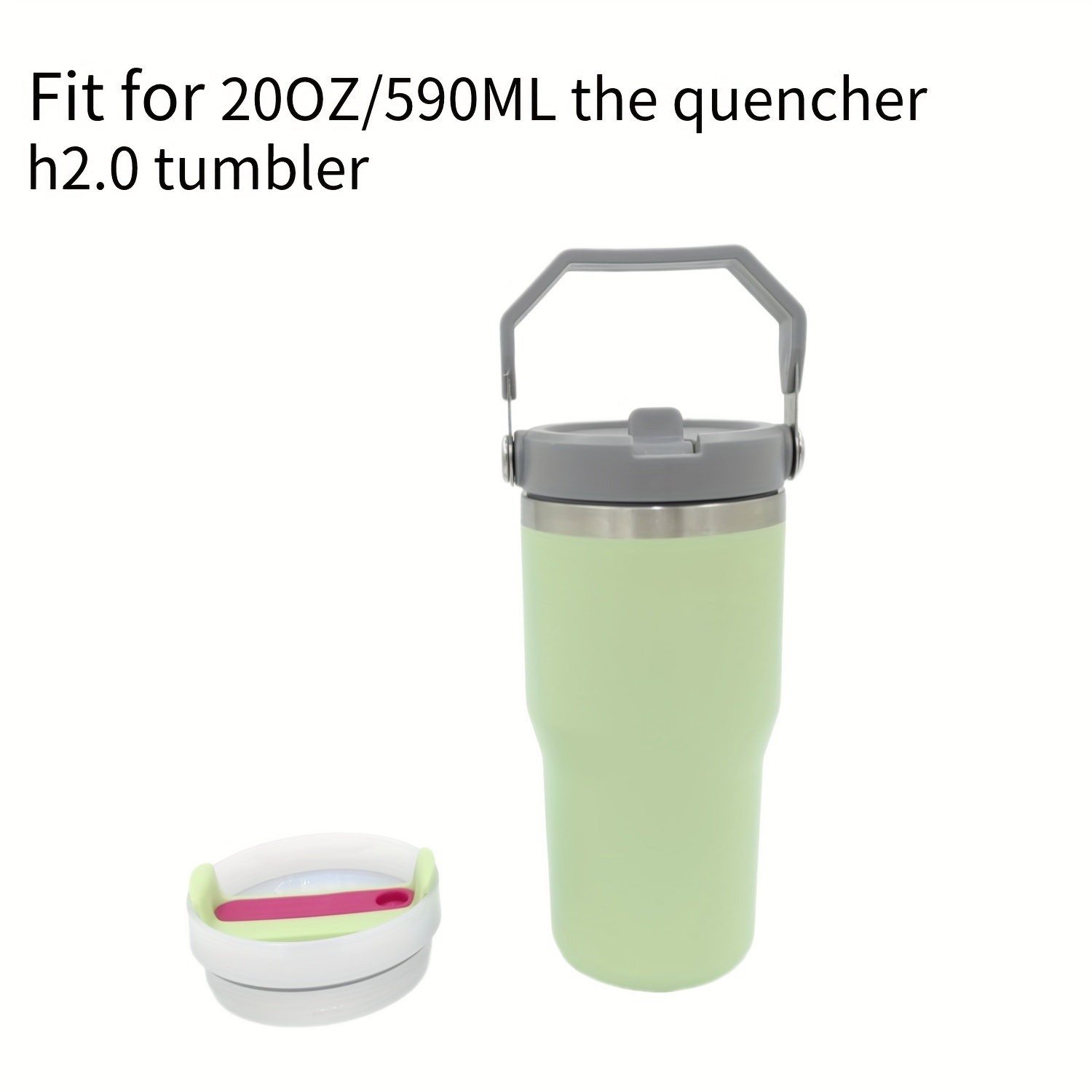 Durable Replacement Tumbler Lid With Straw For Stanley 20oz And 30oz Iceflow  Flip - Leak-proof And Easy To Clean - Sports & Outdoors - Temu Austria