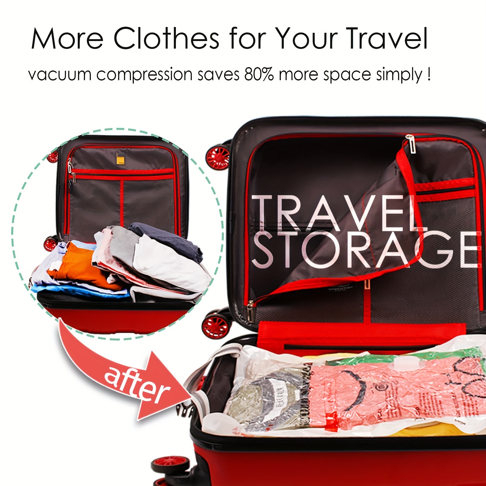 Vacuum Storage Bag For Home Use - A Space Saving Solution For Storing  Blankets, Clothing, And Bedding. This Compression Bag Comes With A Built-in  Electric Pump And Is Ideal For Travel Or