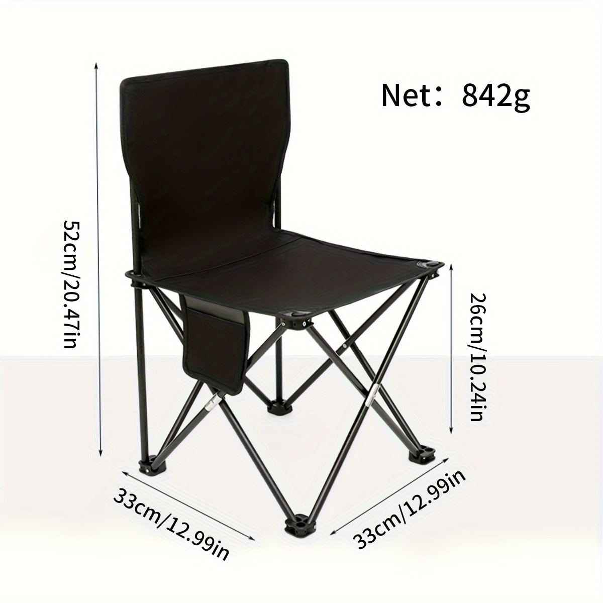 Portable Outdoor Folding Chairs for Picnic Camping Fishing