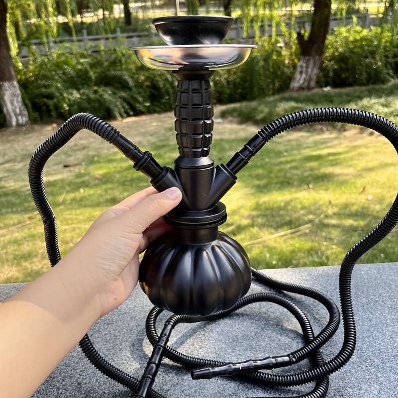  Portable Hookah Cup Set with LED Light and Shisha Accessories.  Acrylic Material, Smoking Cup Hookah That Easy to Carry for Home, Cars and  Parties (Green) : Health & Household