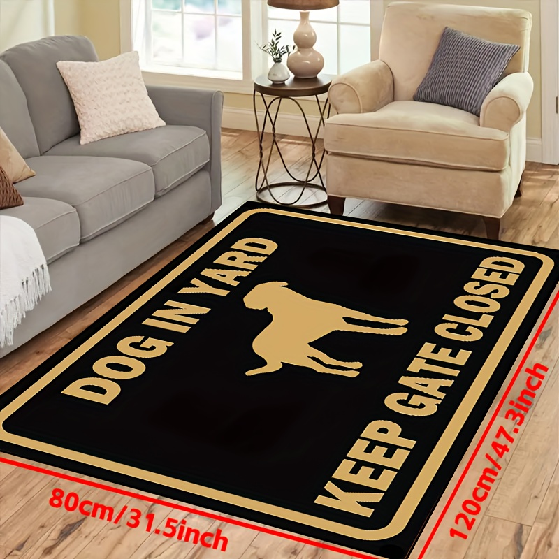 Dog Shaped Decorative Area Rug Indoor Absorbent Non slip Mat - Temu