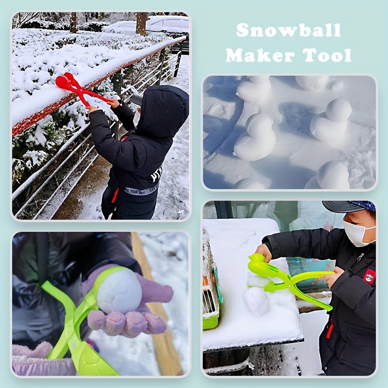 2/4 Pièces Fabricant Boules Neige D'hiver Robuste Enfants - Temu