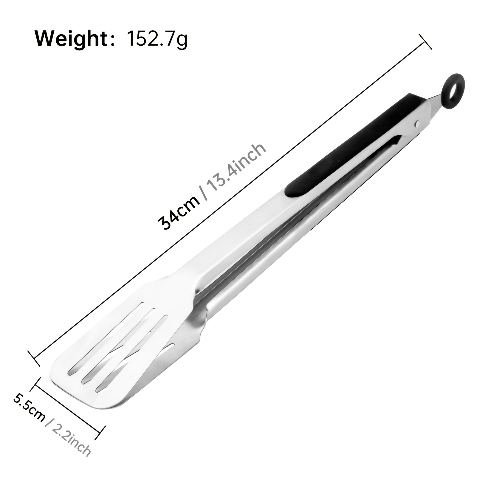 Dropship 1pc 304 Stainless Steel Steak Clip; Food Tongs; Barbecue Tongs;  Frying Spatula Tongs; 2 In 1 Cooking Tong For Outdoor BBQ to Sell Online at  a Lower Price