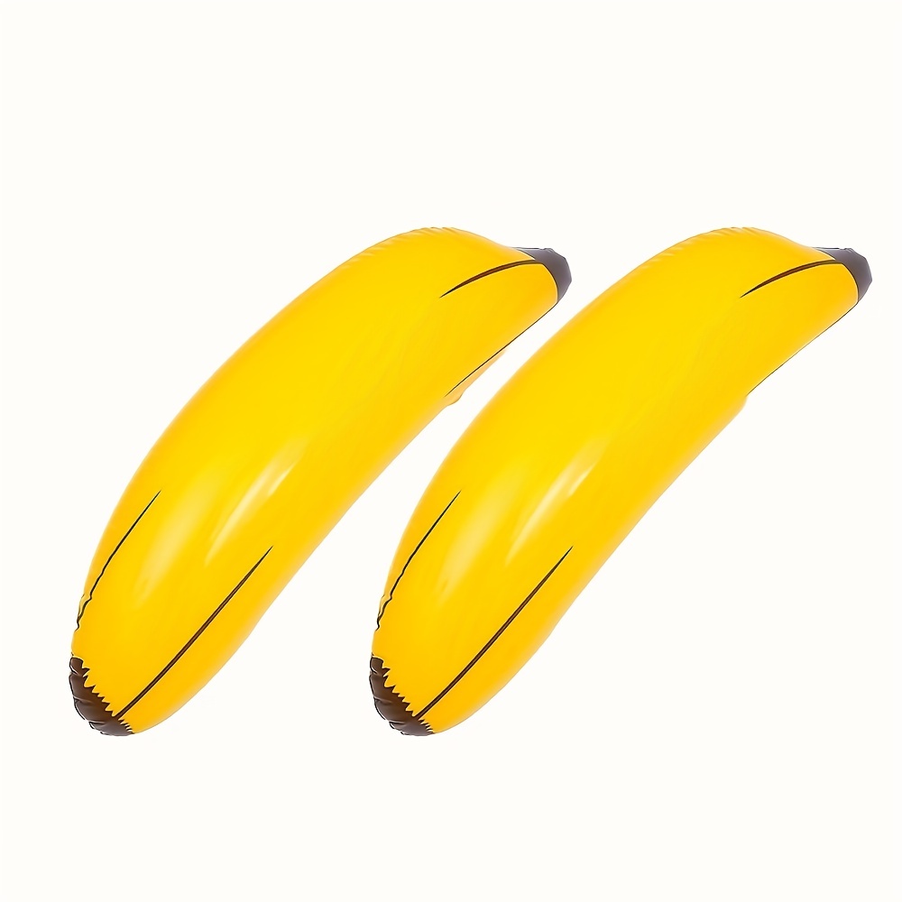 1pc Pvc Banane Jouet, Accessoire Daffichage De Cadeau En Plastique  Gonflable Réaliste Créatif Artificiel, Extensible Jusquà 1,8 M / 71in, Pour  Piscine, Décoration De Fête, Cadeau De Farce