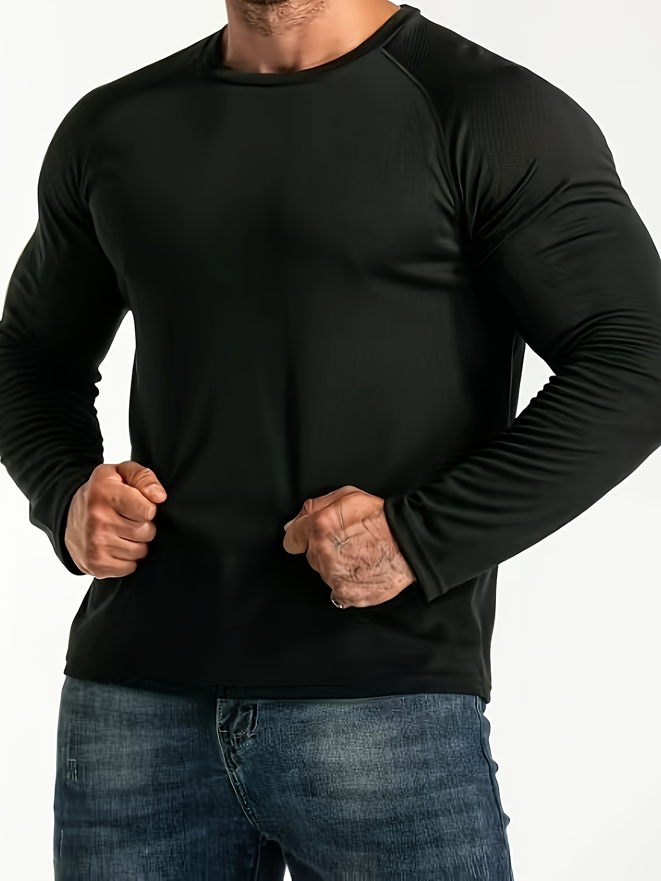 Men's Compression Shirt: 1/4 Zip Pullover Long Sleeved - Temu