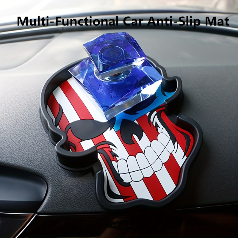 Multi-functional Car Anti-slip Mat Phone Mount, 360° Rotating Swan Bracket, Silicone  Dashboard Car Pad Mat, Instrument Panel Bracket Anti-slip Mat - Temu
