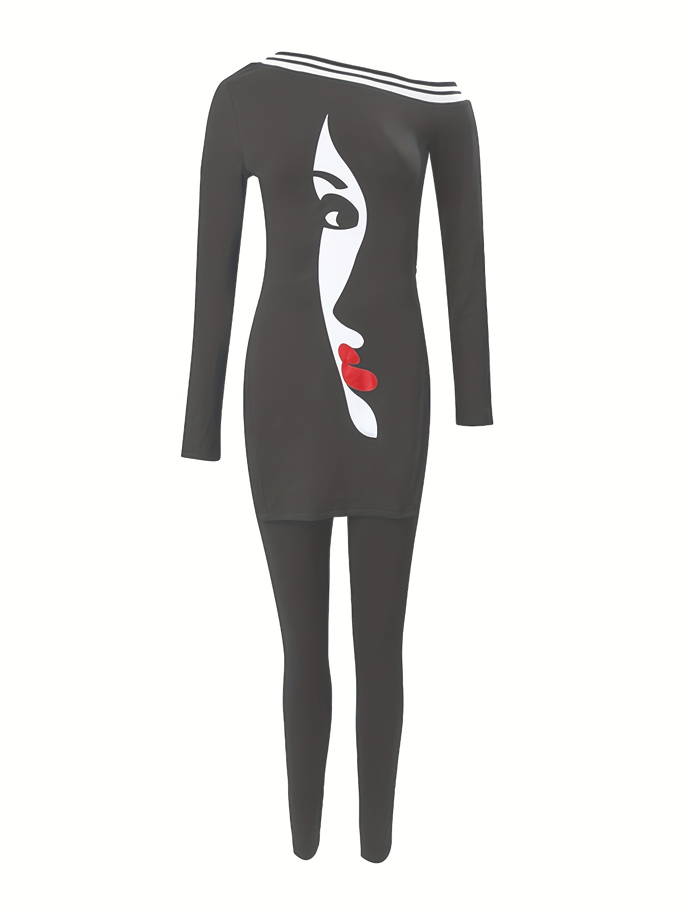 Off Shoulder Asymmetrical Pantsuits Two Piece Set