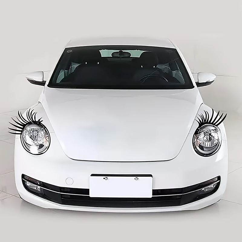 Car Eyelashes Funny Lashes Sticker Headlight Charming Decal Fake