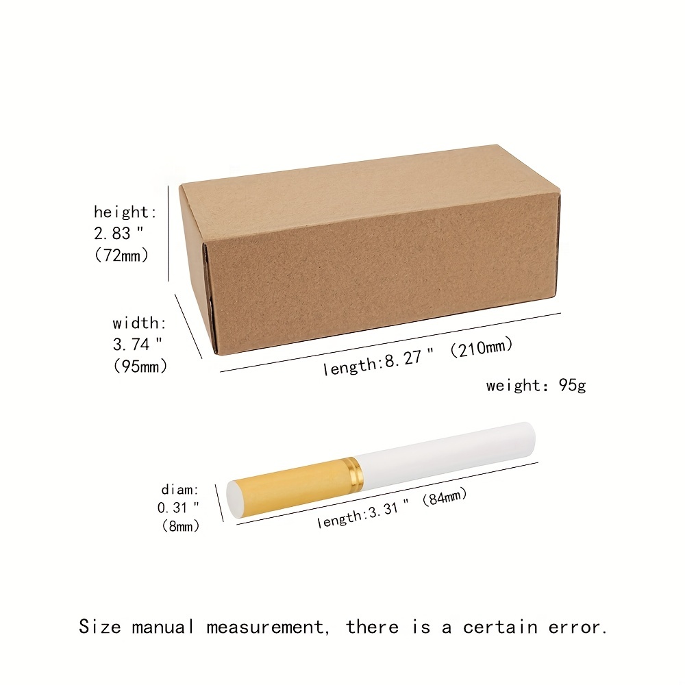200 Pièces/boîte De Papier À Rouler Pour Cigarettes Jetables