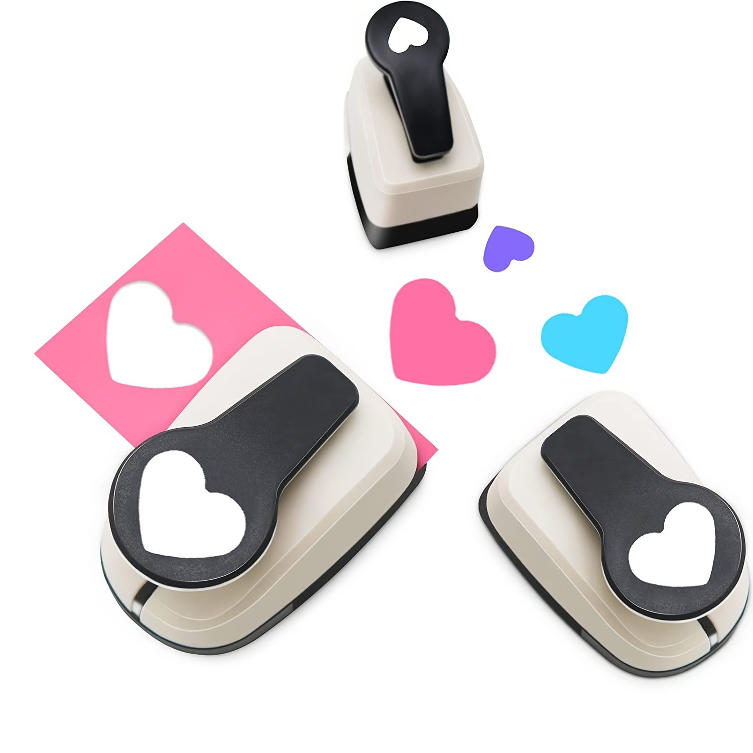  Paper Hole Puncher For Crafts, One Hole Punch