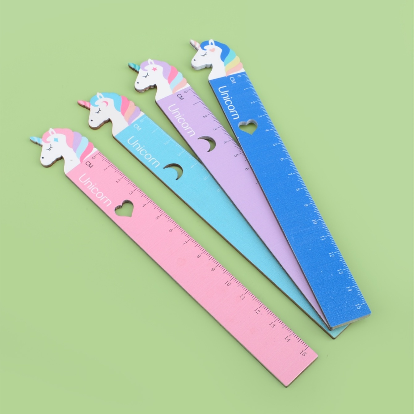 1pc Cute Cat Paw 15 Cm Straight Ruler, Student Drawing Plastic