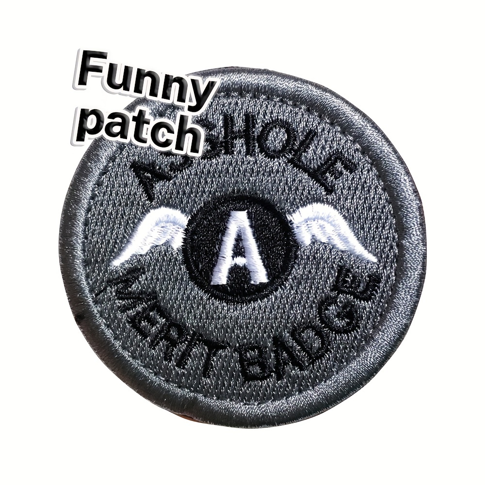 fun personality The New embroidery patch Hook and Loop morale