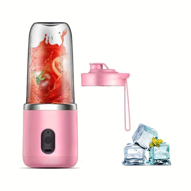 Electric Juicer Cup With Handle And Straw Mini Portable Electric Blender  Pressure Juicer Milk Juice Milk Shake Smoothie Food Processor Usb Charger  Kitchen Stuff Kitchen Accessories Juicer Accessories Back To School Supplies  
