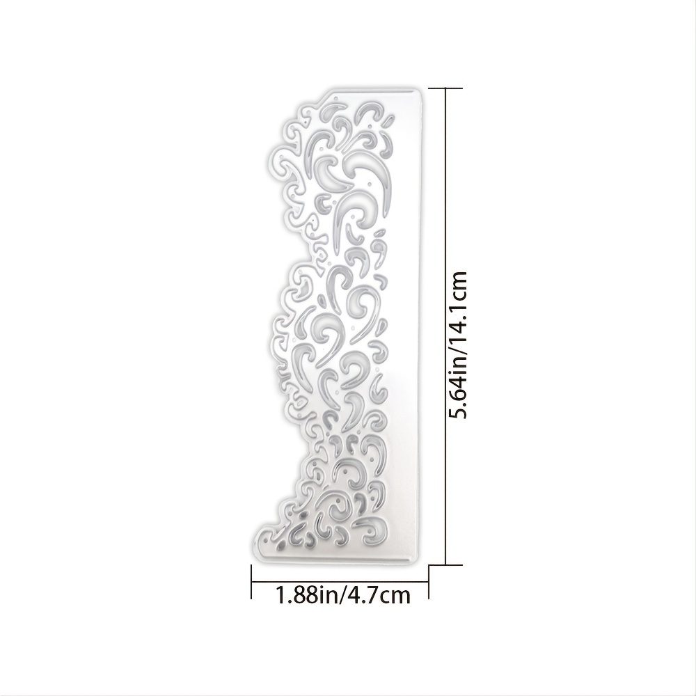 Fustelle in metallo a forma di fiore in pizzo, per scrapbooking
