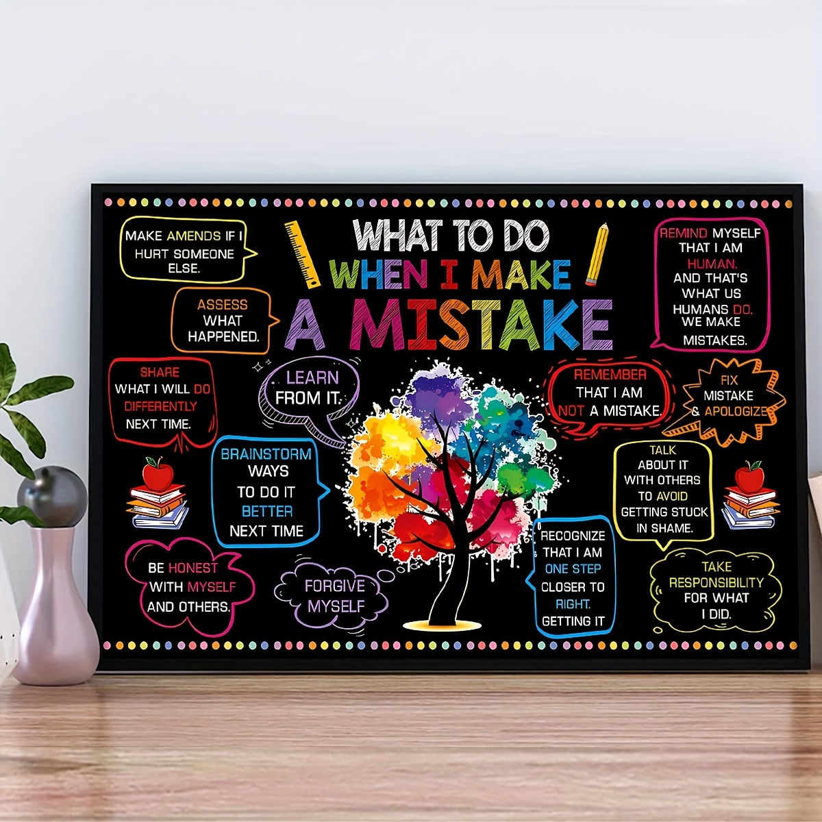 Canvas Poster: Make Amends Art Print