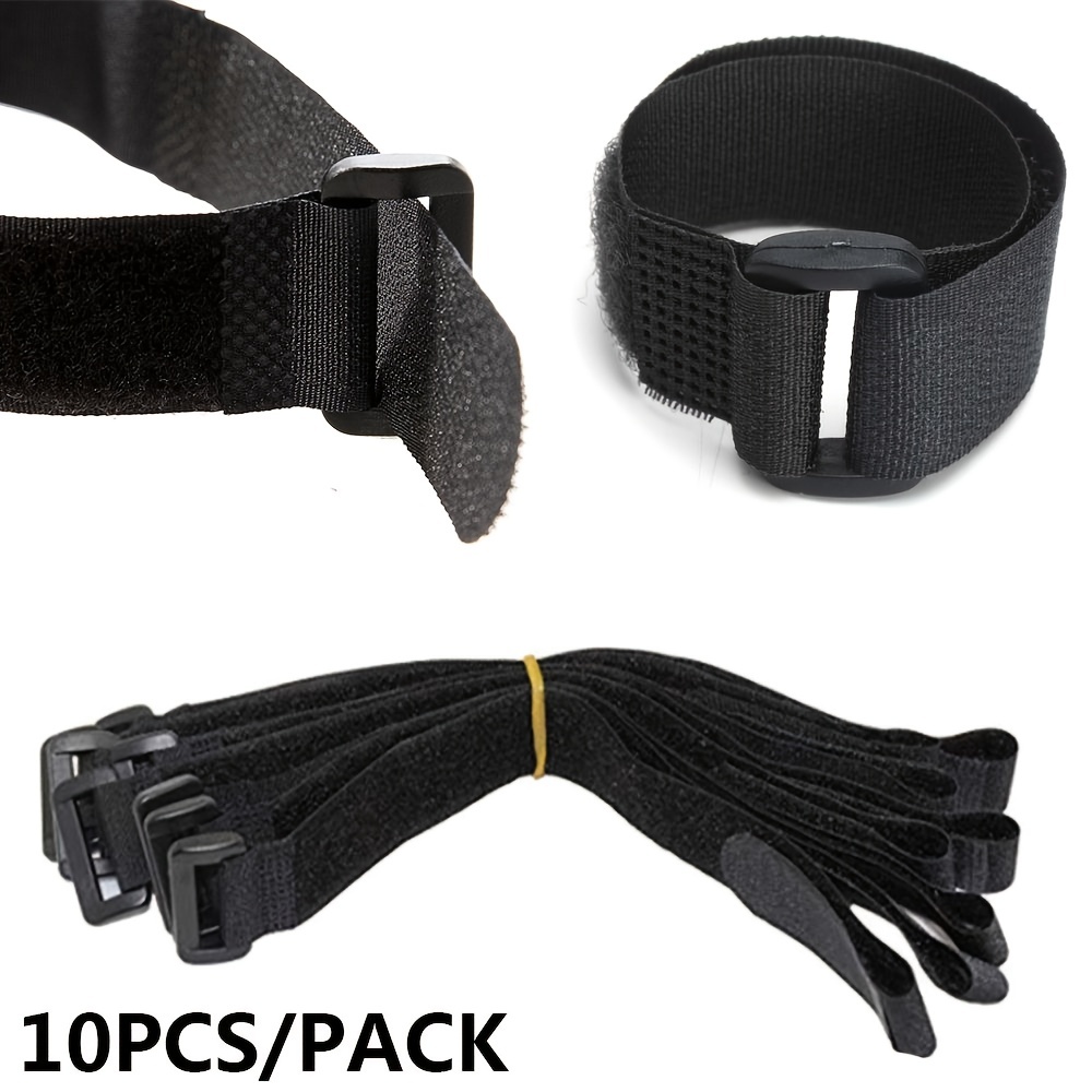 10pcs Nylon Hook Loop Strap Cable for Bicycle Strap and Fastening Cable Ties