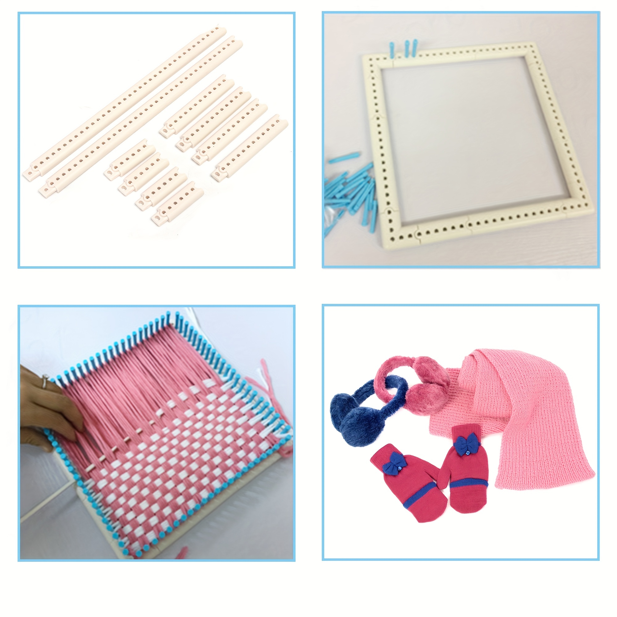 Weaving Socks Knitting Loom Steel Extenders Hook Kit For - Temu