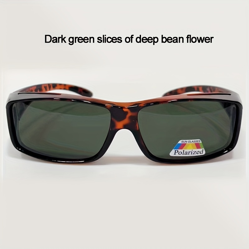 Polarized Sunglasses Men Women Bean colored Frame Myopia - Temu