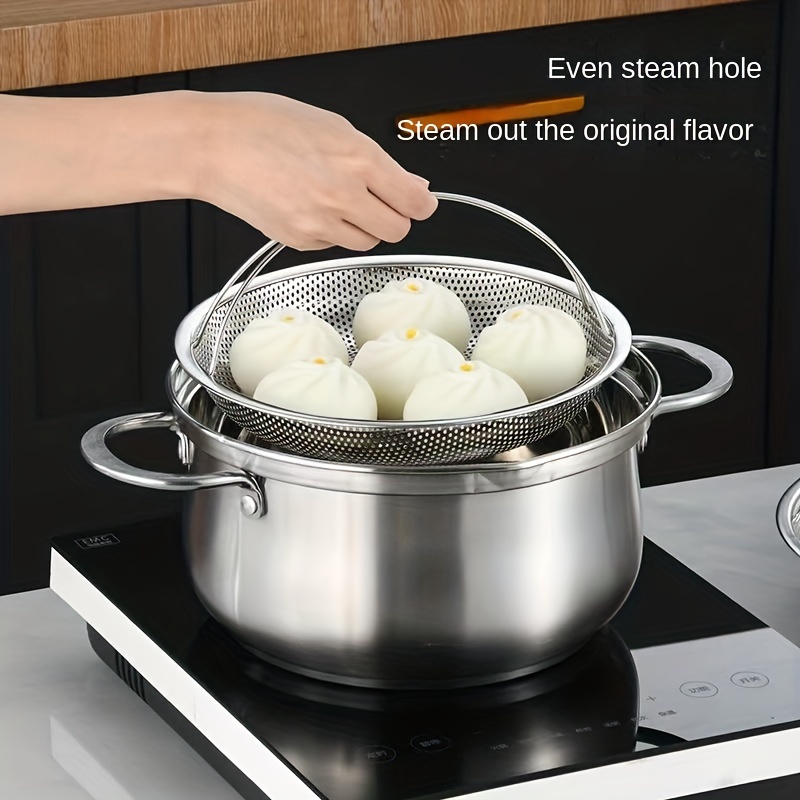 Universal Steamer Insert Pans Food Steamer Basket Stainless Steel
