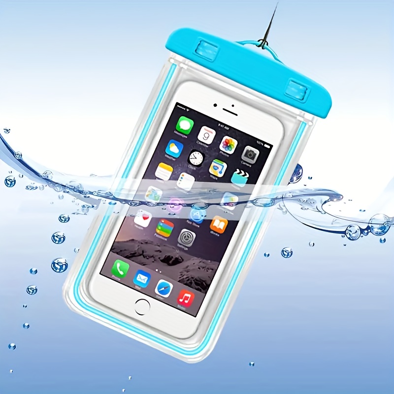 Téléphone portable Sac imperméable à l'eau Transparent Drifting Natation  Plongée Source chaude Sac imperméable Téléphone portable Cordon spécial d' étanchéité Corde