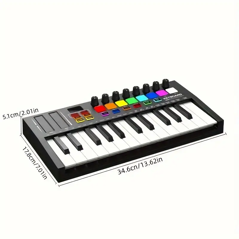 Clavier MIDI Contrôleur Sans Fil Avec Fonction OLRD 25 - Temu France
