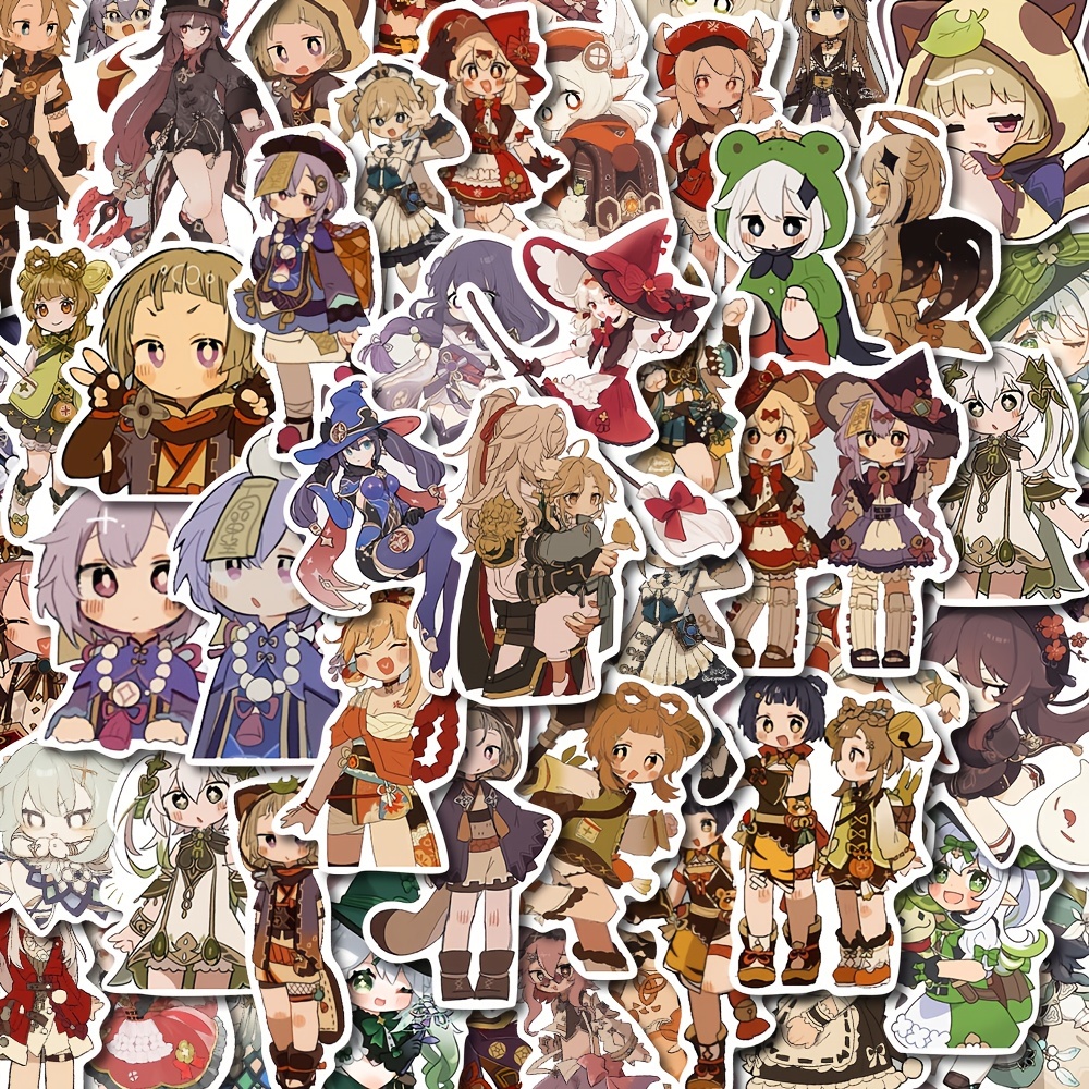 Anime Stickers Anime Cartoon Stickers For Laptop Notebook - Temu