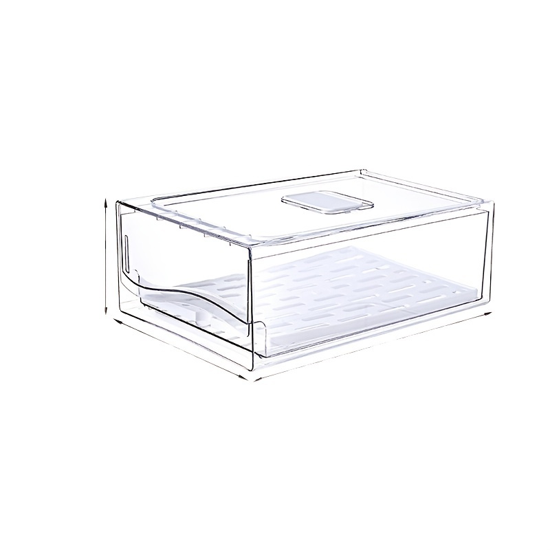 Carastek Organizer Frigorifero, Set di 4 Contenitori Impilabili per Frigo, Contenitori  Frigorifero Salvaspazio di con Maniglie, Impilabile Organizer Frigorifero  per Cucina, Frigorifero, Armadio : : Casa e cucina