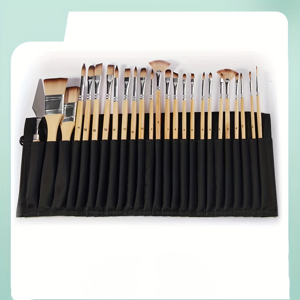 Paint Brush Set Expert Series Enhanced Synthetic Brush Set - Temu
