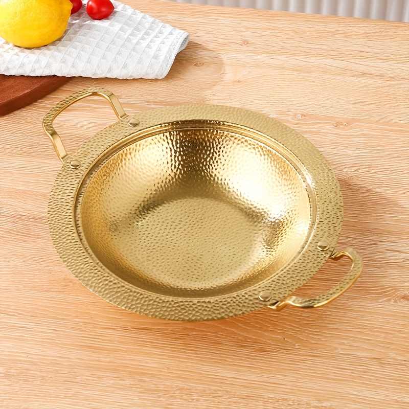 Hot Pot, Stainless Steel Golden Hammer Pattern Shouxiguo, Hot Pot, Seafood  Pot, Can Be Used For Induction Cooker, Seafood Plate, Kitchen Utensils,  Cooking Utensils - Temu