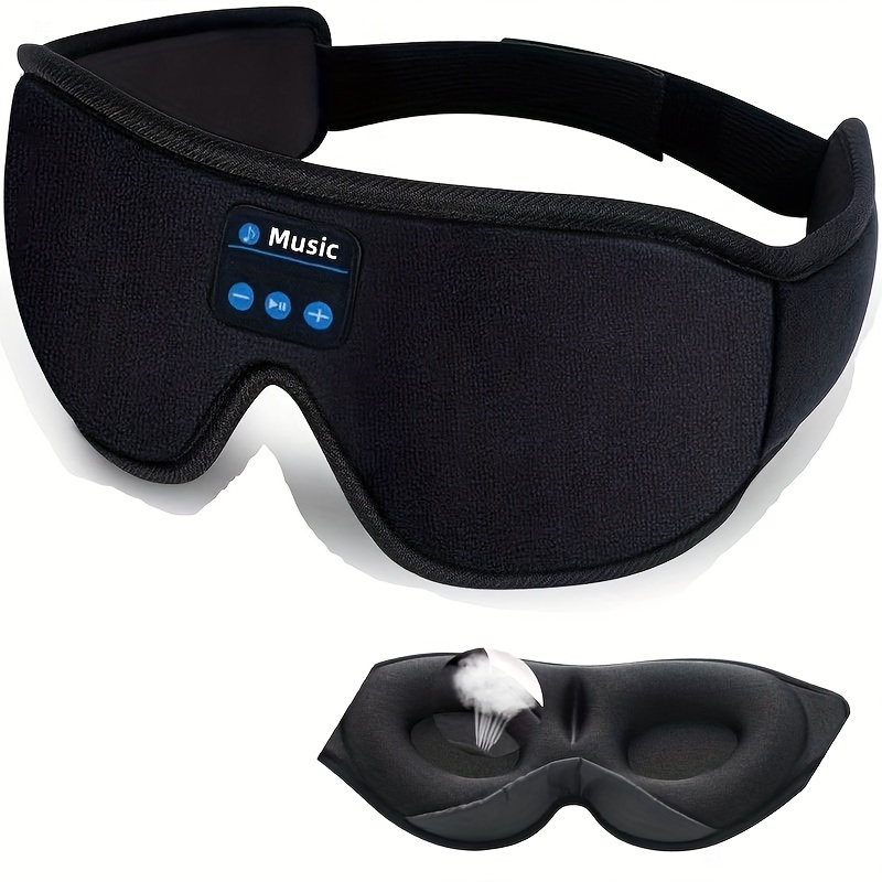 LC-dolida Auriculares para dormir, diadema con Bluetooth, banda acogedora,  auriculares inalámbricos, máscara para dormir con auriculares Bluetooth