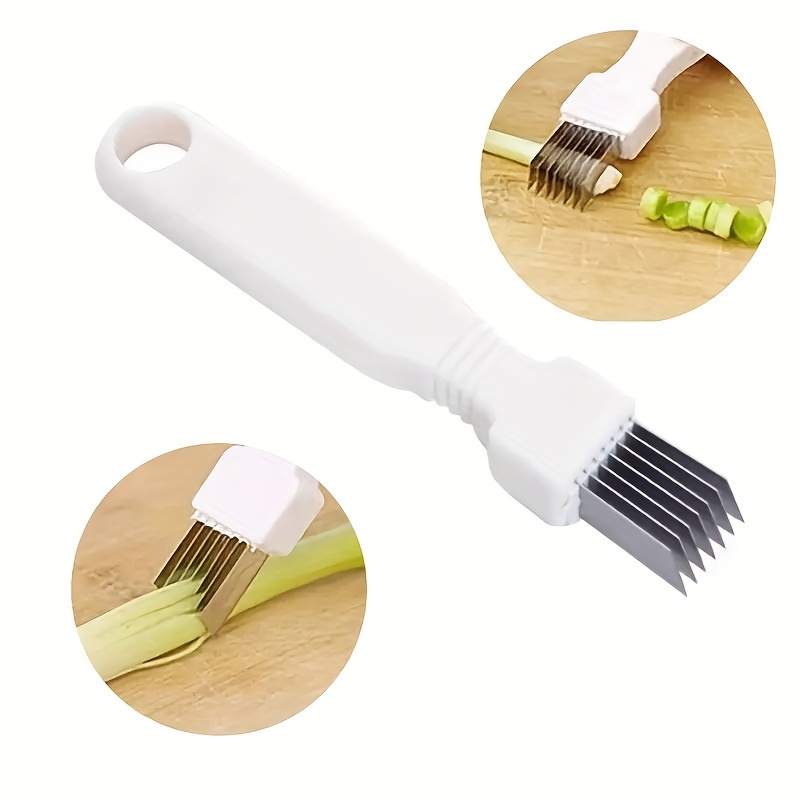 1 Pcs Stainless Steel Green Onions Cutter Green Spring Onion