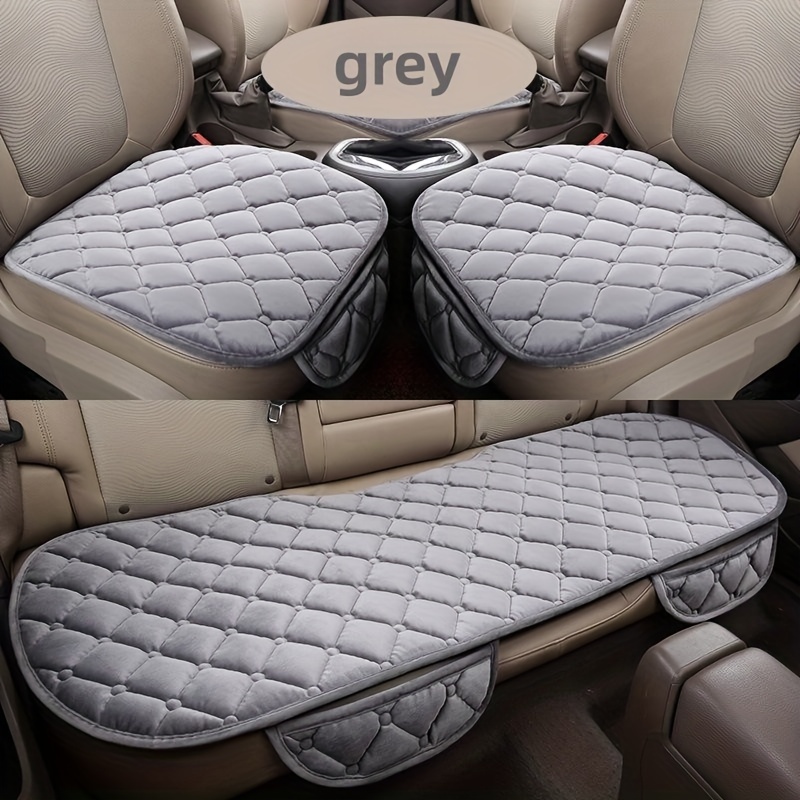 Three piece Set Car Seat Cushion Cover Universal Type Autumn - Temu