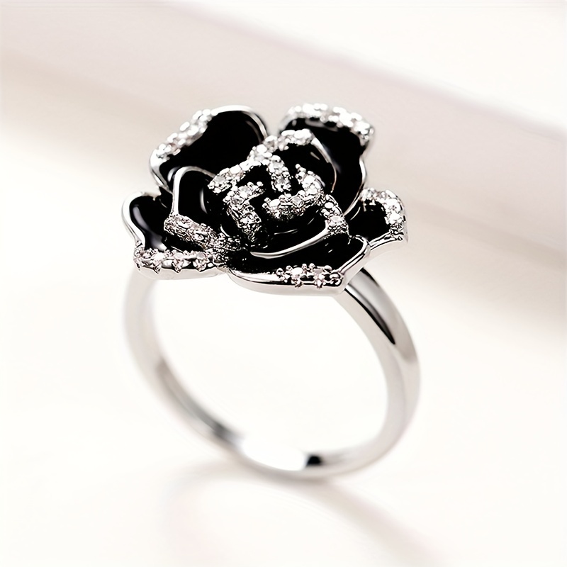 Anillo best sale negro mujer