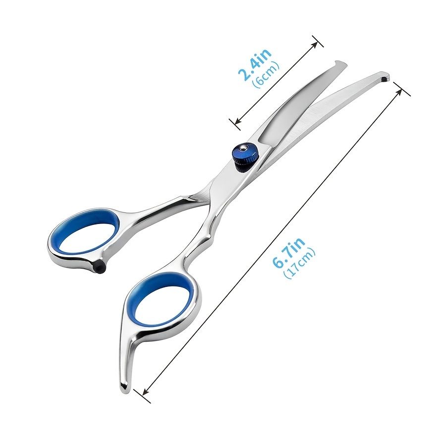 Safety Pet Grooming Scissors Round Head 6 Inch Down Curved Dog Hair Scissors Thinning Pets Shears | Shop Now For Limited-time Deals | Temu Safety Pet Grooming Scissors Round Head 6 Inch Down Curved Dog Hair Scissors Thinning Pets Shears | Shop Now For Limited-time Deals | Temu