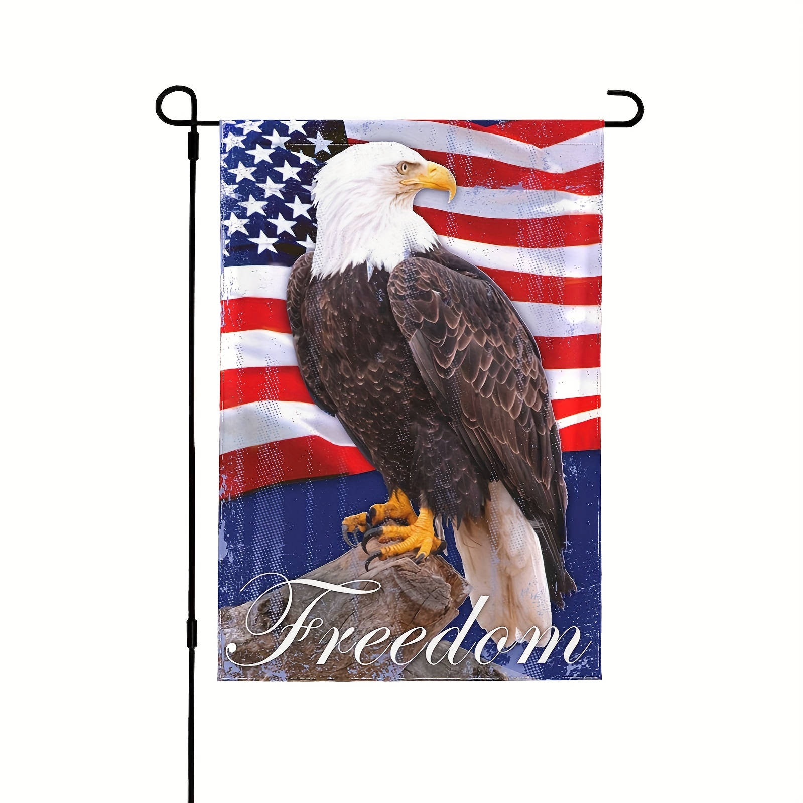 : Bald is Beautiful American Eagle USA Flag 4th of July